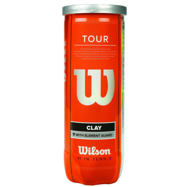 Wilson Tour Red Clay Balls x 3