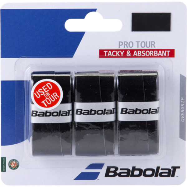 Babolat Pro Tour x 3 Overgrip – Black