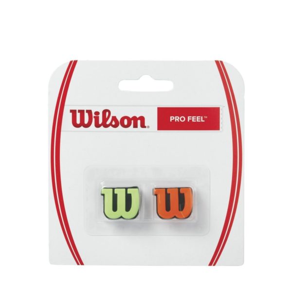 Wilson Pro Feel Dampeners x 2 (Green / Orange)