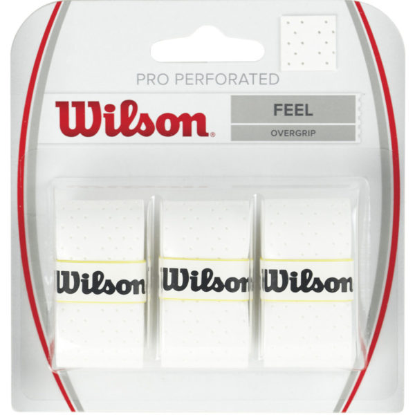 Wilson Pro Perforated Overgrip x 3 (White)