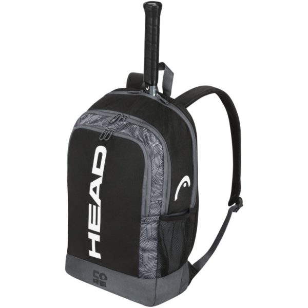 Head Core Tennis Backpack (Black / White)