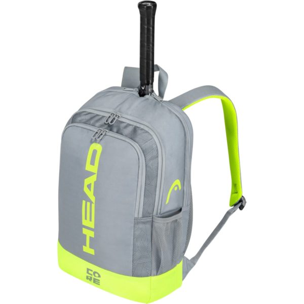 Head Core Tennis Backpack (Grey / Yellow)