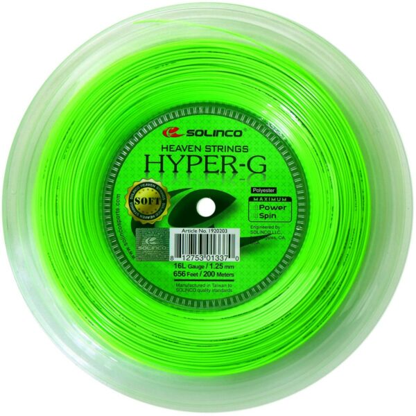 Solinco Hyper-G Soft String 200m. (πολυγωνικό) – Reel
