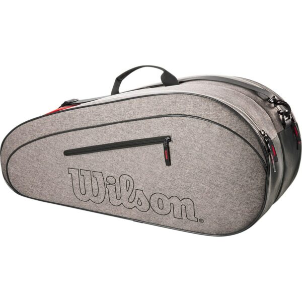 Wilson Team 6-Pack Tennis Bags (Heather Grey)