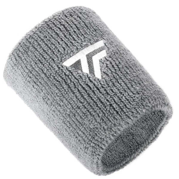 Tecnifibre Tennis Wristband XL (Silver)